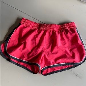 Hot pink under armor shorts